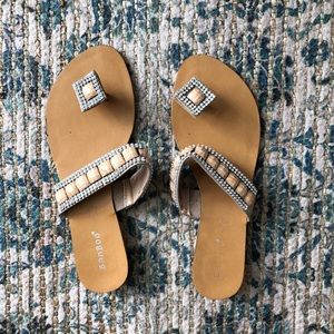 Rhinestone sandals